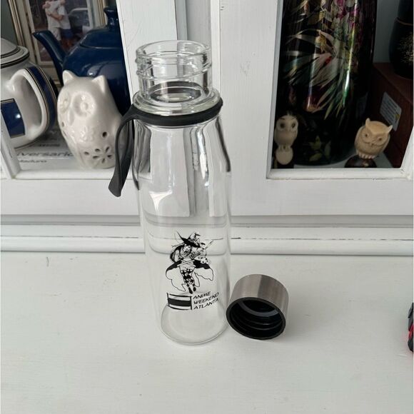 Anime Weekend Atlanta Glass Water Bottle Cold Beverage Container - Picture 6 of 7